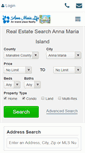 Mobile Screenshot of annamariaislandrealestateforsale.com