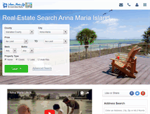 Tablet Screenshot of annamariaislandrealestateforsale.com